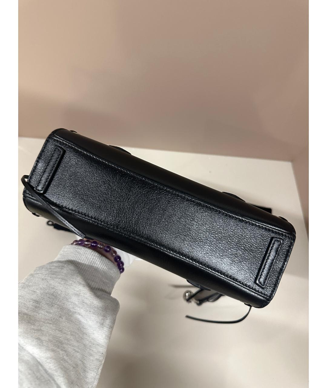 GIVENCHY Черная кожаная сумка через плечо, фото 3