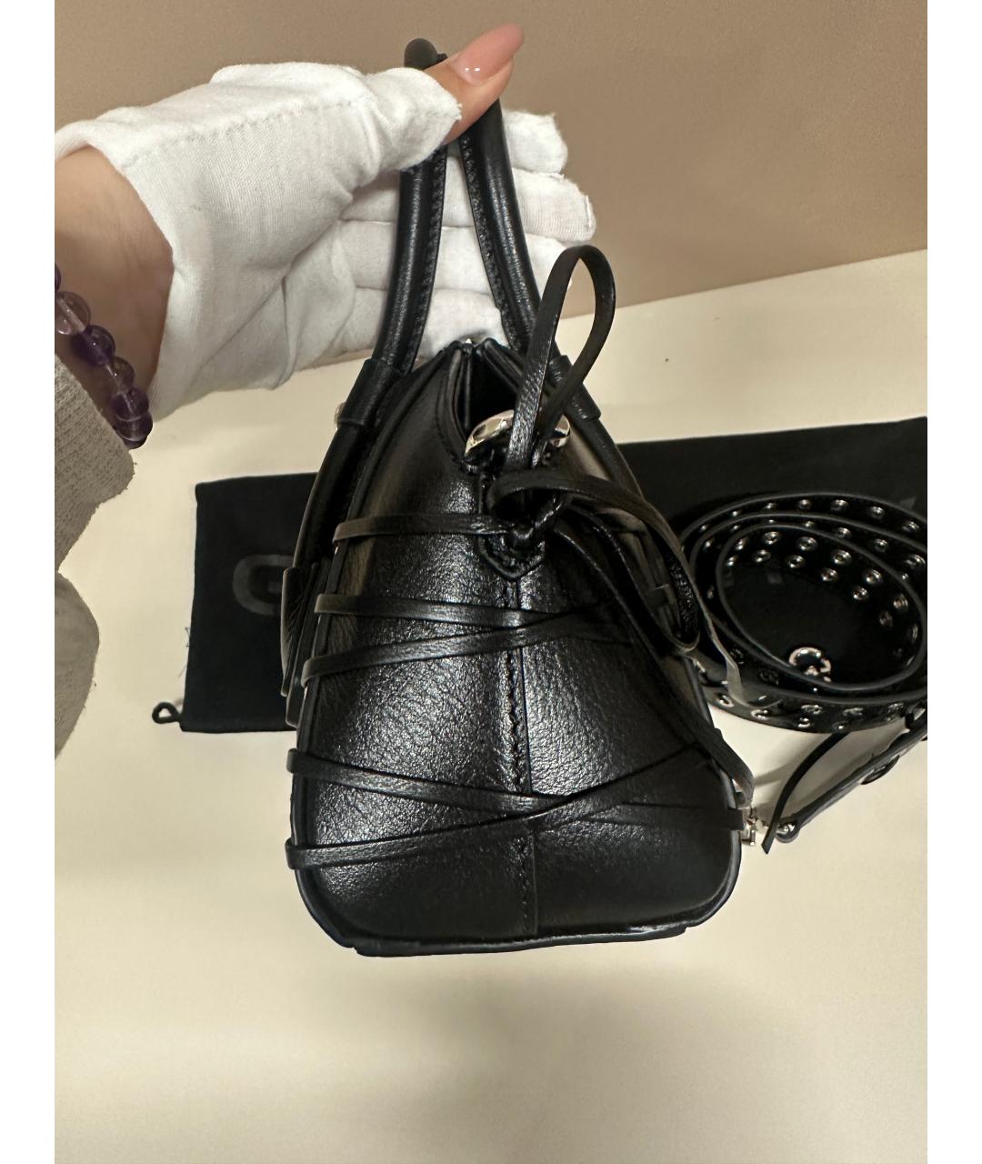 GIVENCHY Черная кожаная сумка через плечо, фото 2