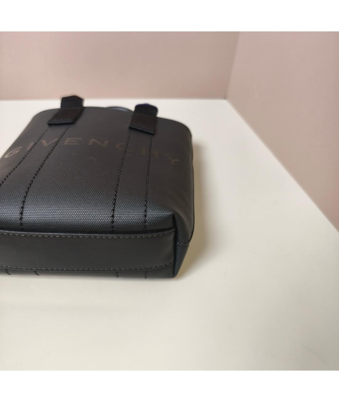 GIVENCHY Черная кожаная сумка через плечо, фото 3
