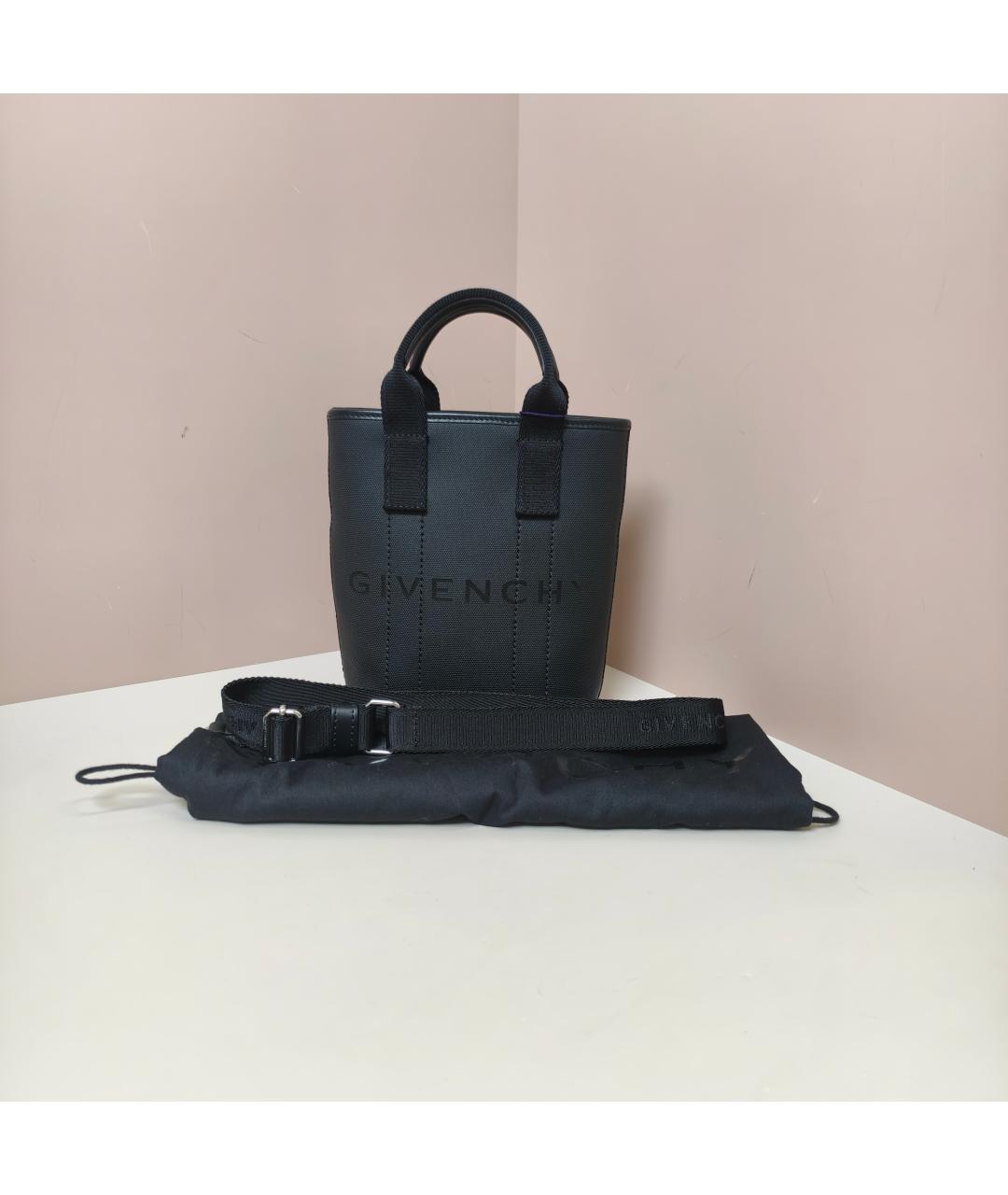 GIVENCHY Черная кожаная сумка через плечо, фото 2