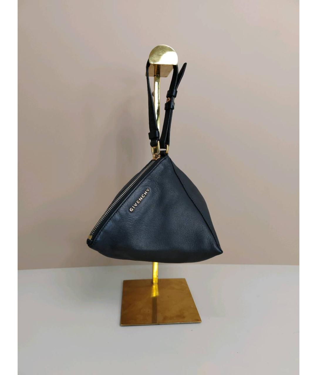 GIVENCHY Черная кожаная сумка через плечо, фото 3