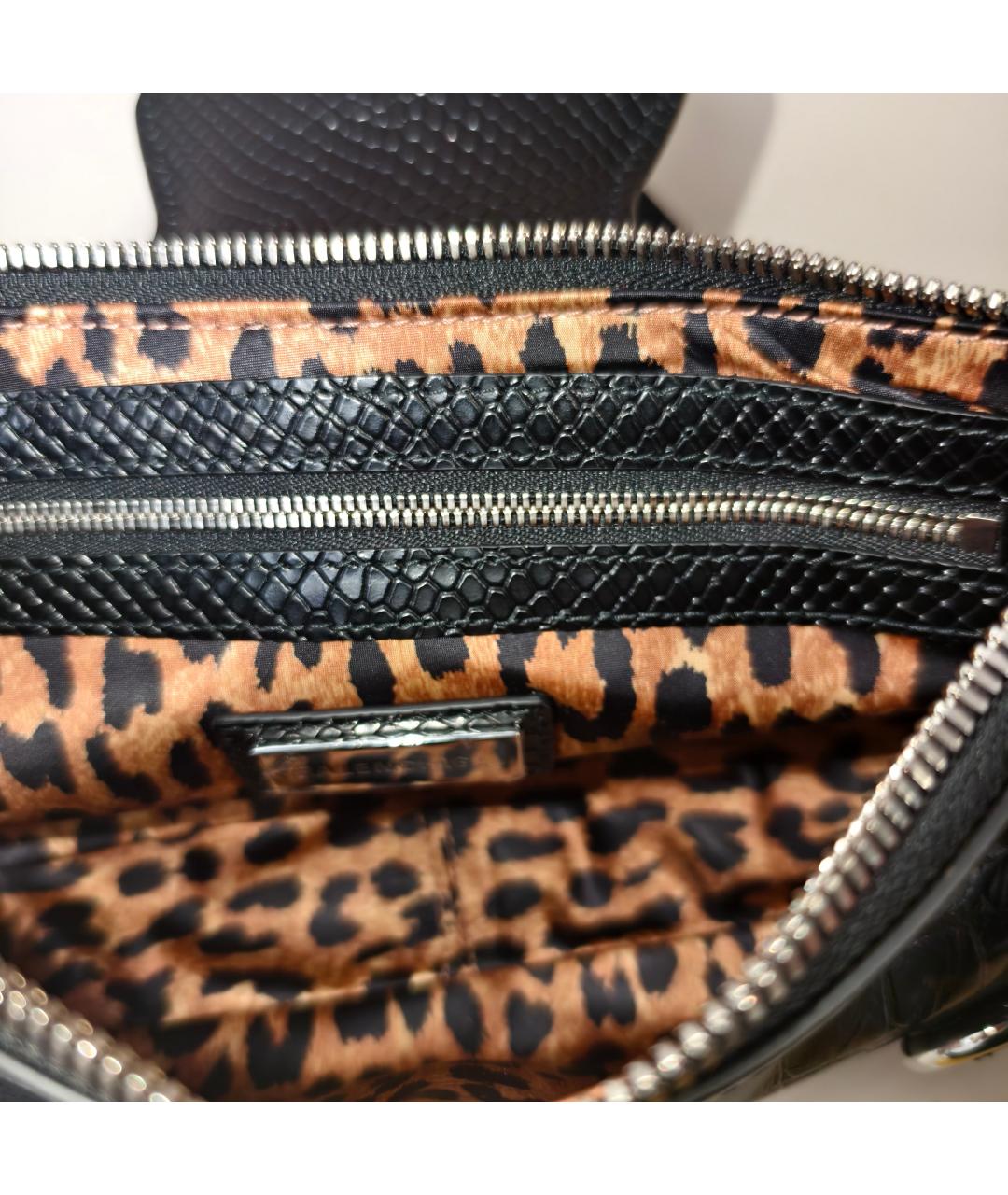 BALENCIAGA Черная кожаная сумка через плечо, фото 3