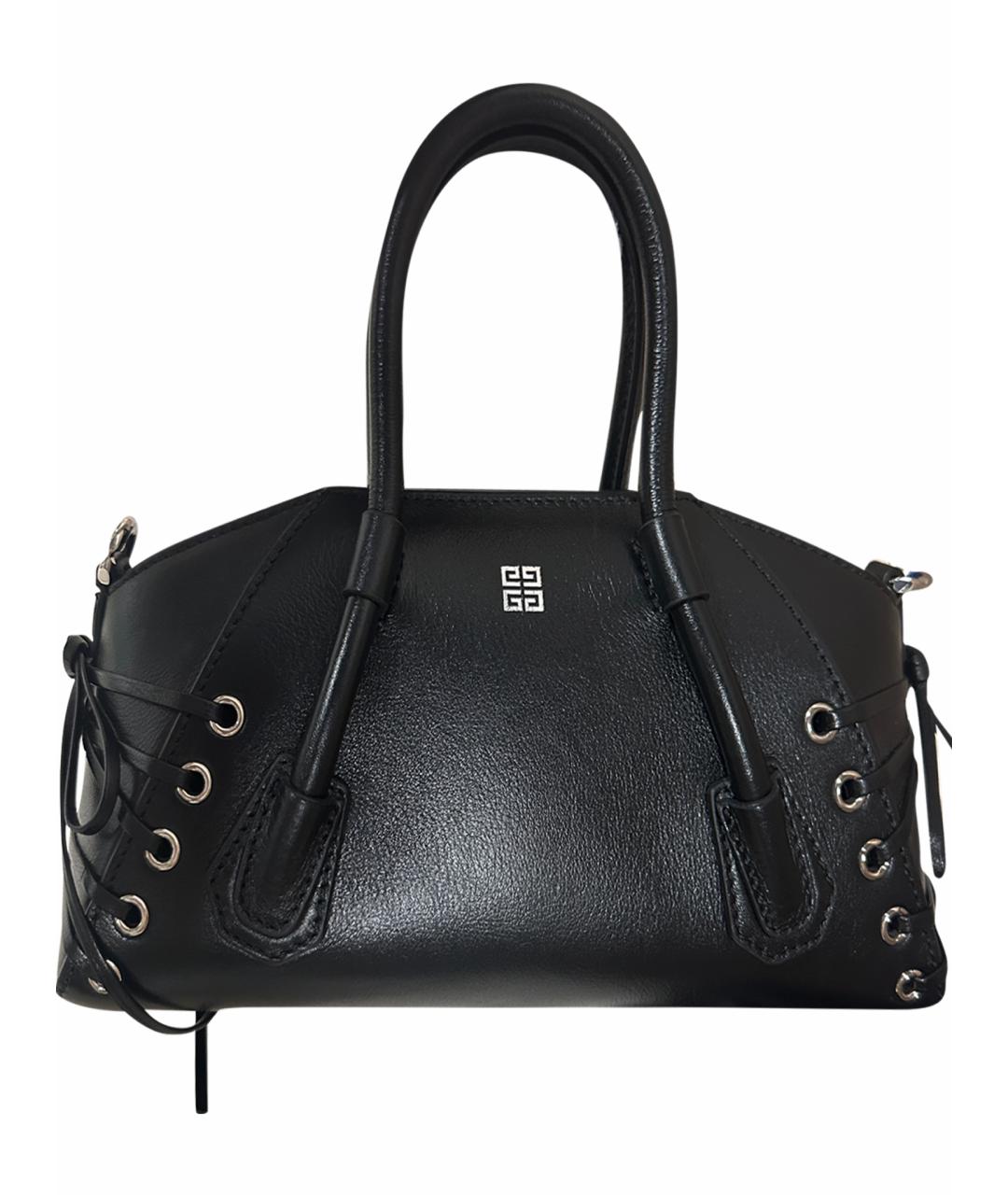 GIVENCHY Черная кожаная сумка через плечо, фото 1