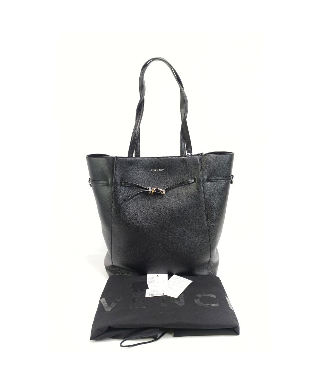 GIVENCHY Черная кожаная сумка через плечо, фото 10