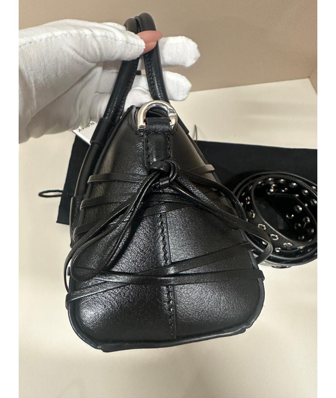 GIVENCHY Черная кожаная сумка через плечо, фото 5