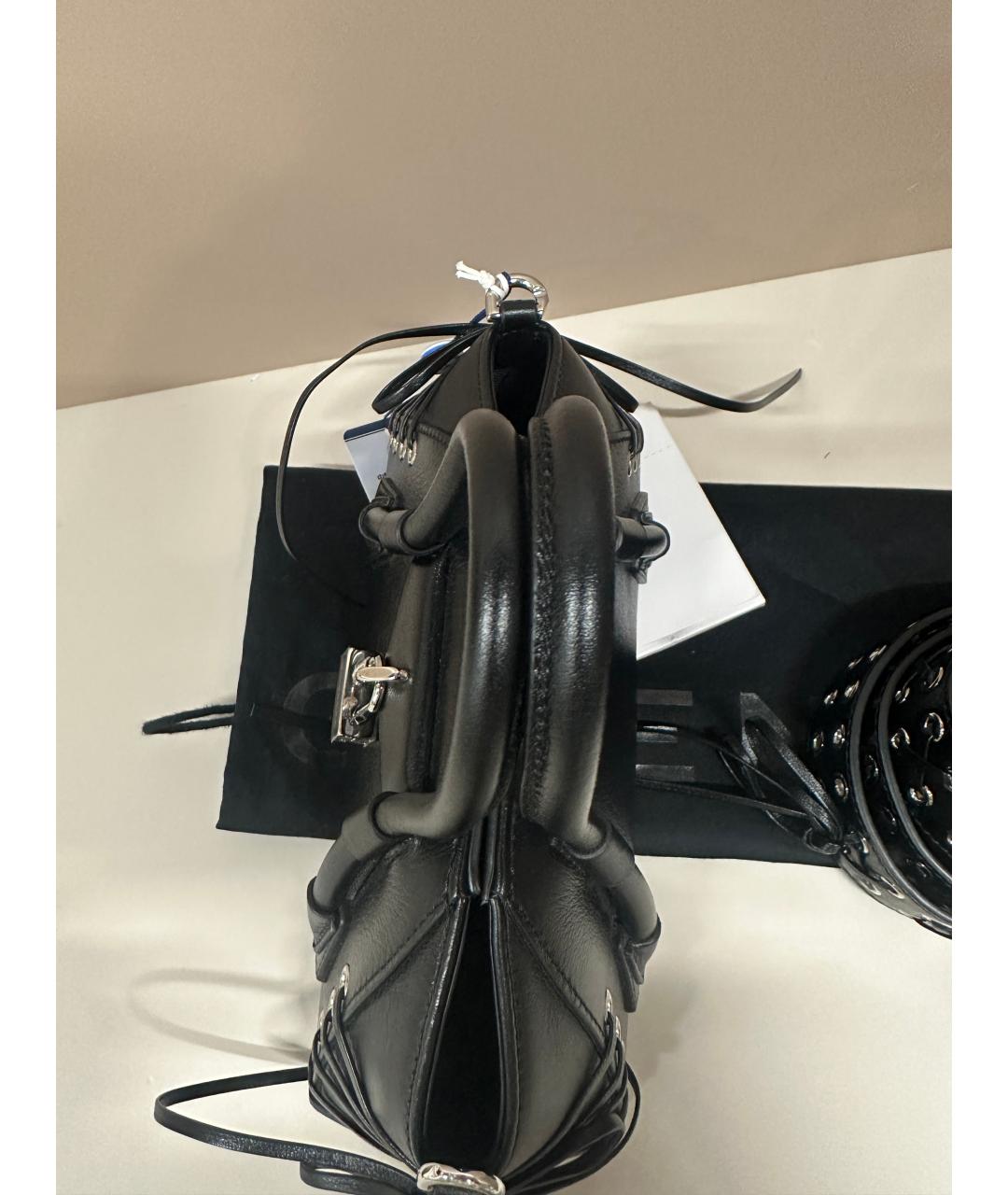 GIVENCHY Черная кожаная сумка через плечо, фото 2