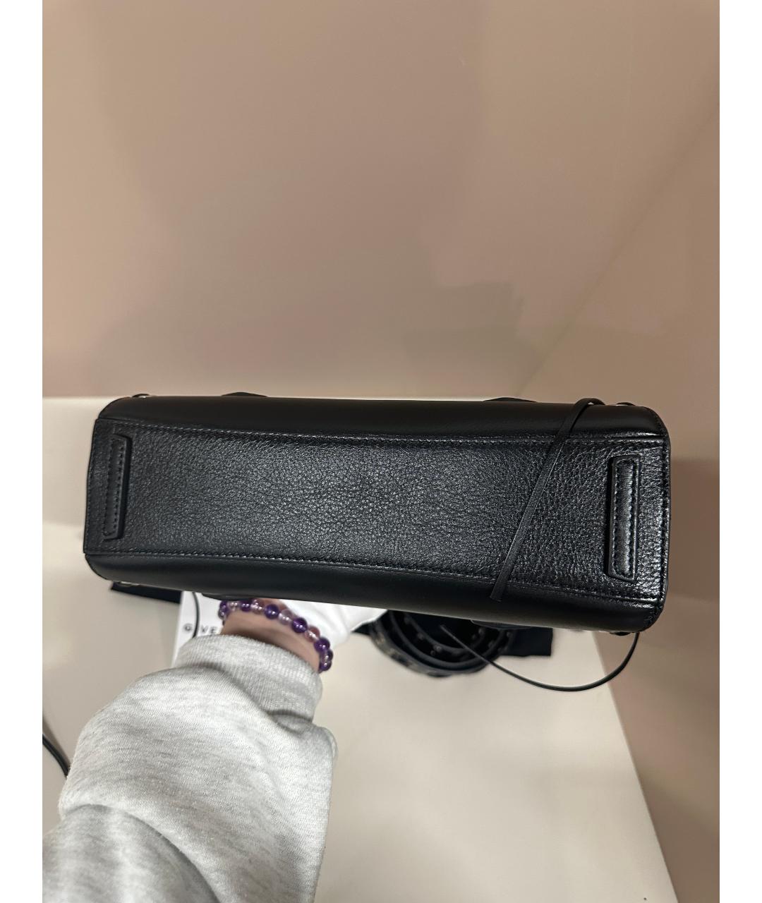 GIVENCHY Черная кожаная сумка через плечо, фото 4