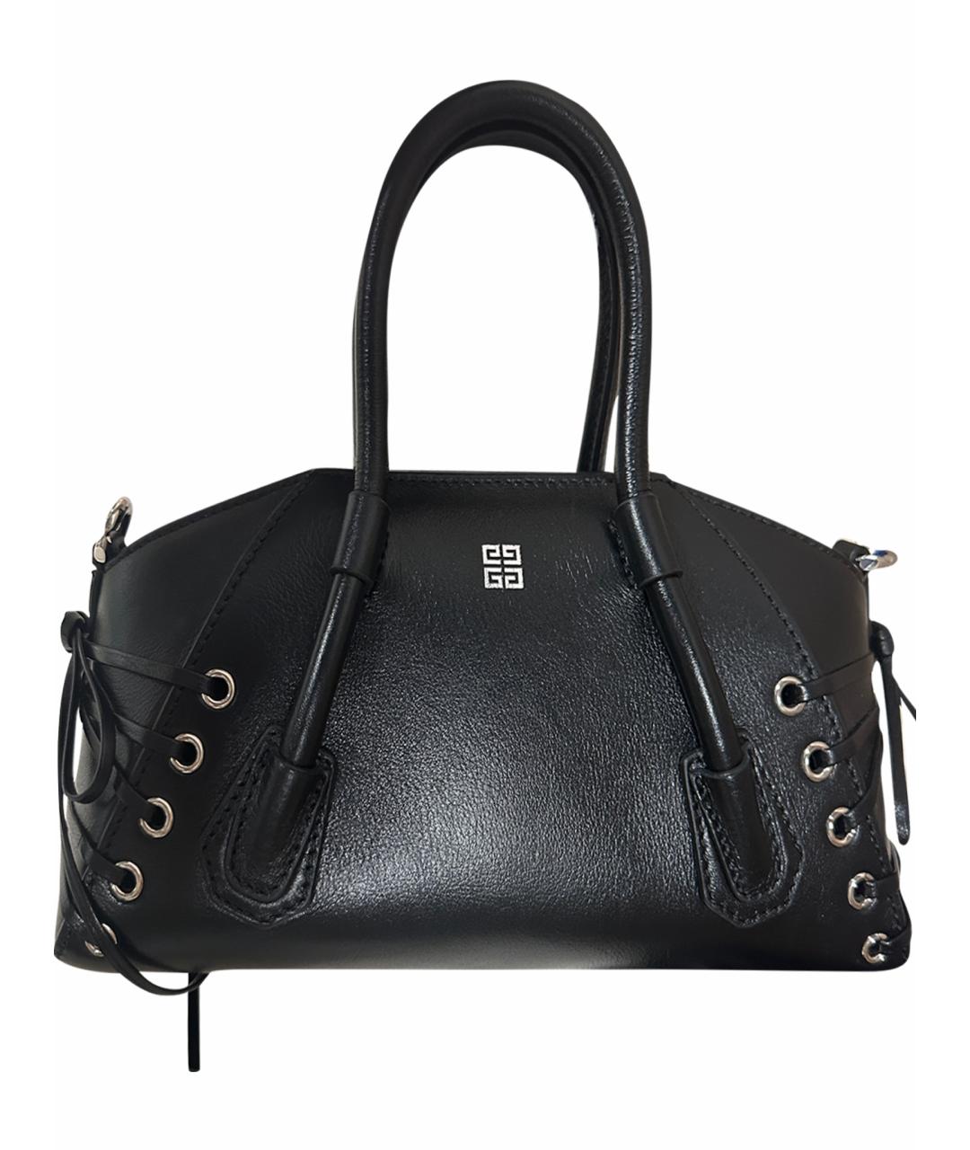 GIVENCHY Черная кожаная сумка через плечо, фото 1