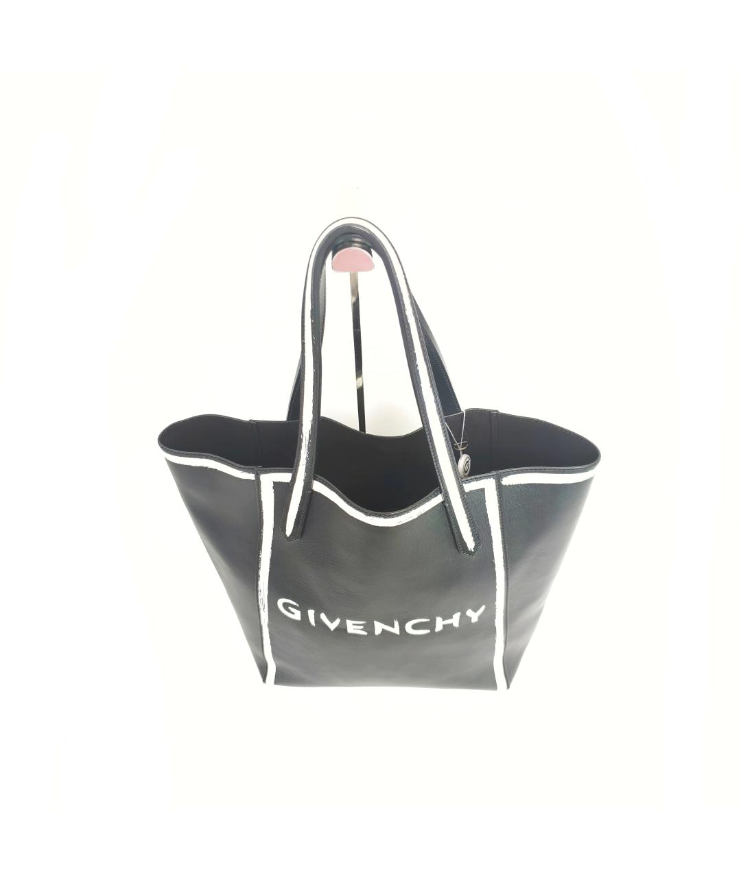 GIVENCHY Черная кожаная сумка через плечо, фото 8