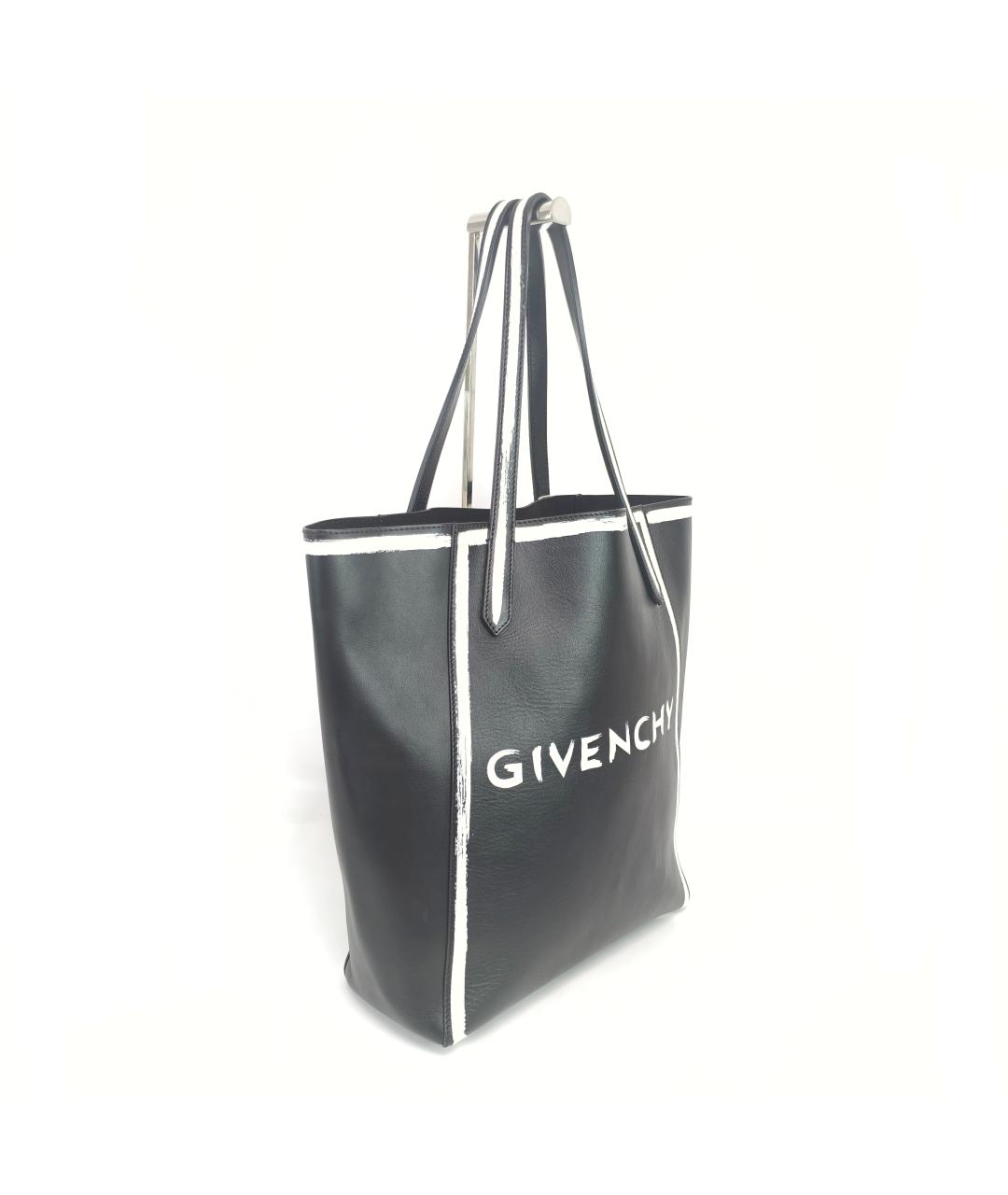 GIVENCHY Черная кожаная сумка через плечо, фото 10