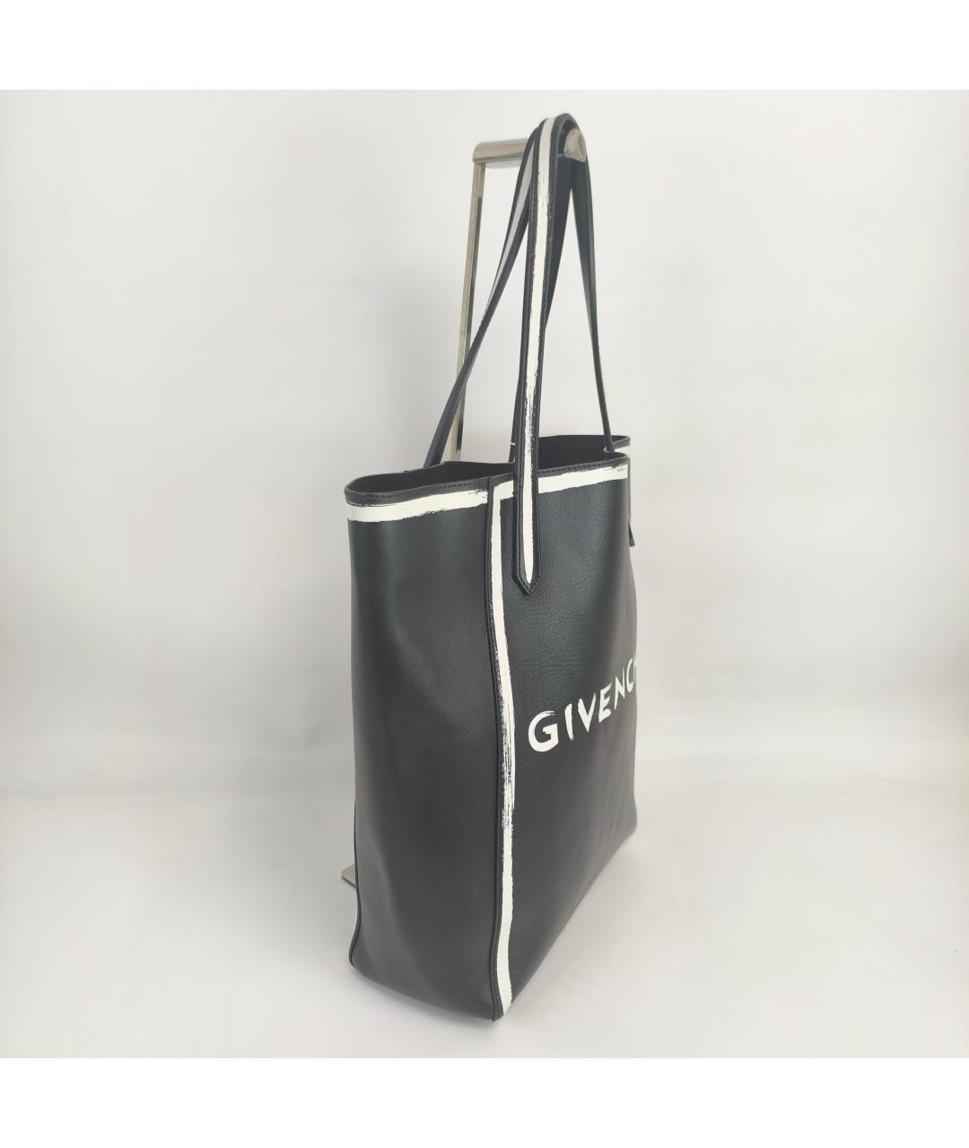 GIVENCHY Черная кожаная сумка через плечо, фото 9