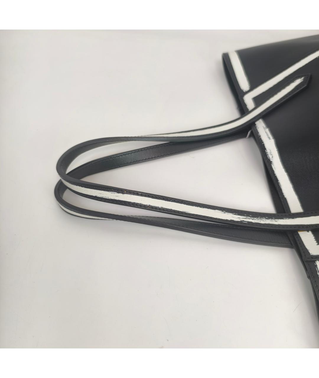 GIVENCHY Черная кожаная сумка через плечо, фото 4