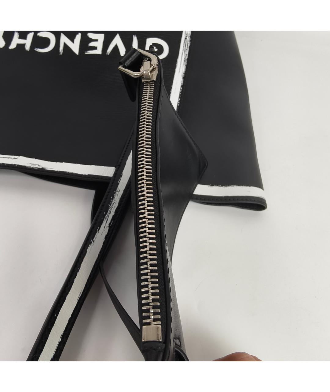 GIVENCHY Черная кожаная сумка через плечо, фото 7