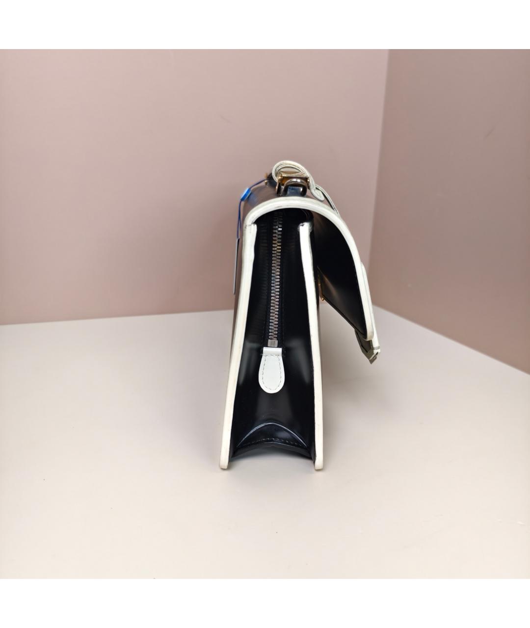 BALENCIAGA Черная кожаная сумка через плечо, фото 3