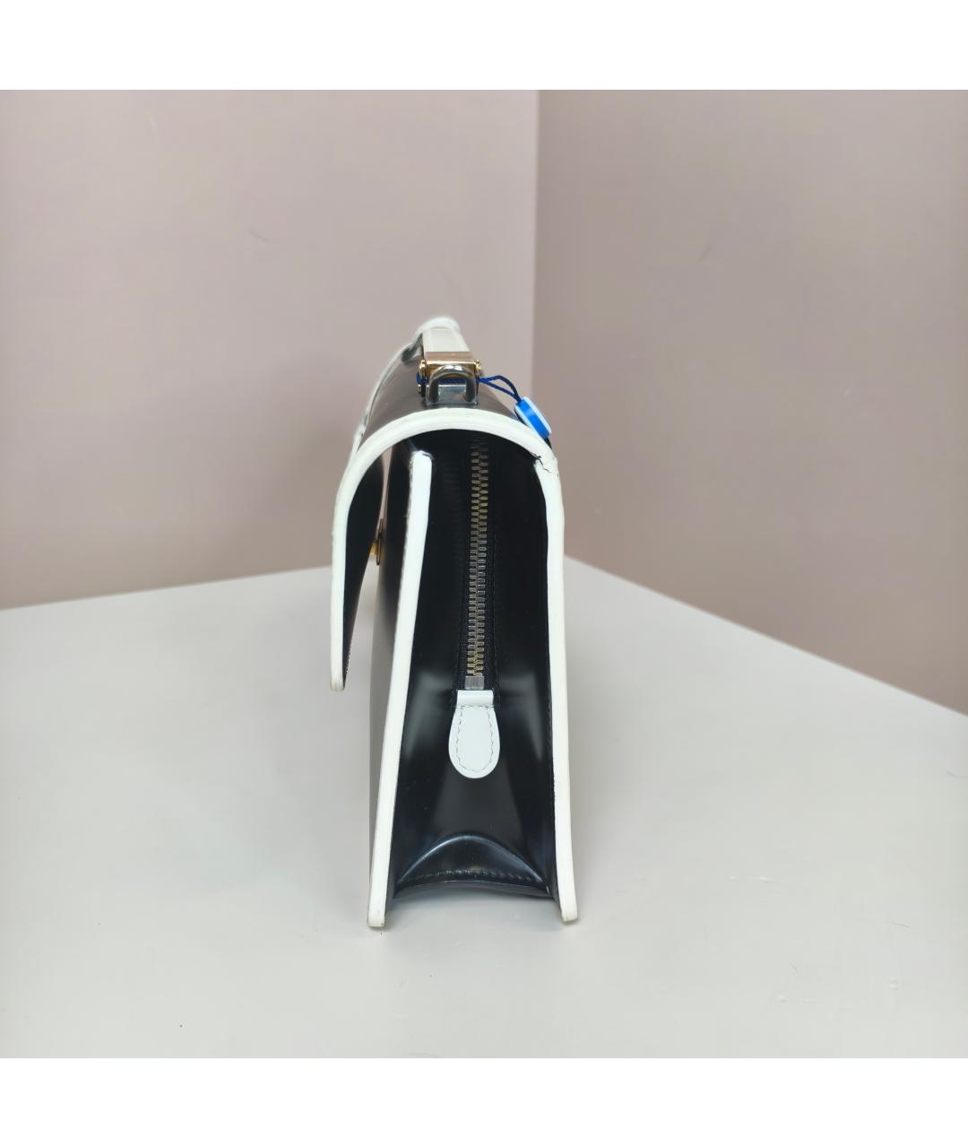 BALENCIAGA Черная кожаная сумка через плечо, фото 7