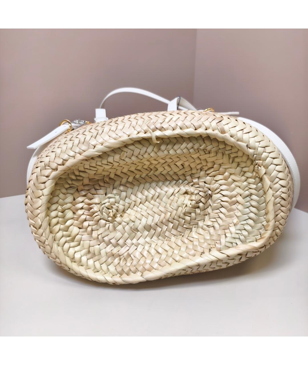 GIVENCHY Бежевая пелетеная пляжная сумка, фото 5