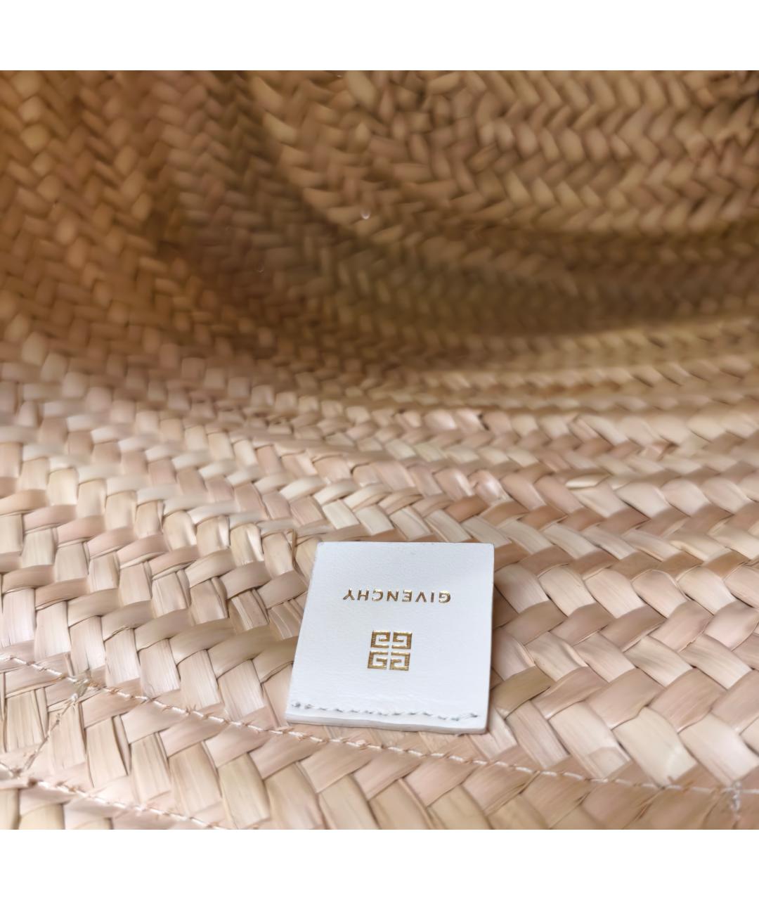 GIVENCHY Бежевая пелетеная пляжная сумка, фото 9