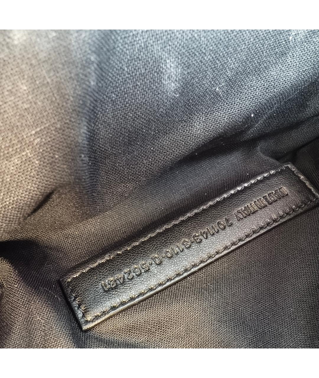 BALENCIAGA Серебряная сумка с короткими ручками, фото 9