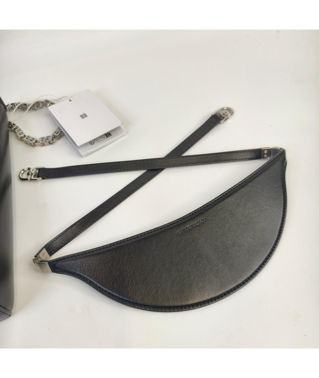 GIVENCHY Черная кожаная сумка через плечо, фото 3