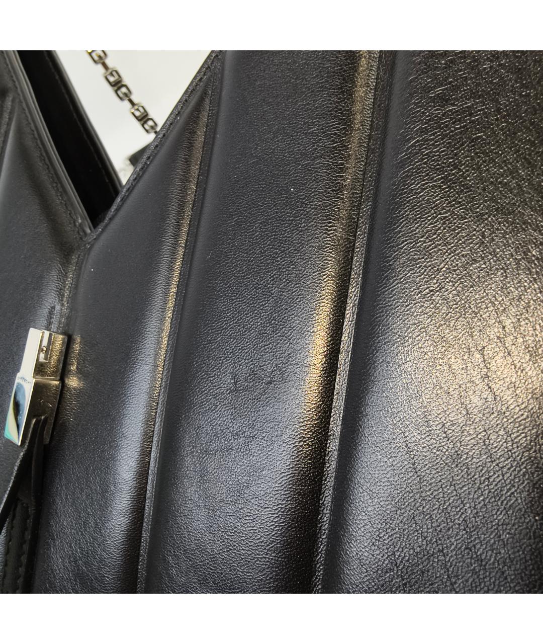 GIVENCHY Черная кожаная сумка через плечо, фото 8