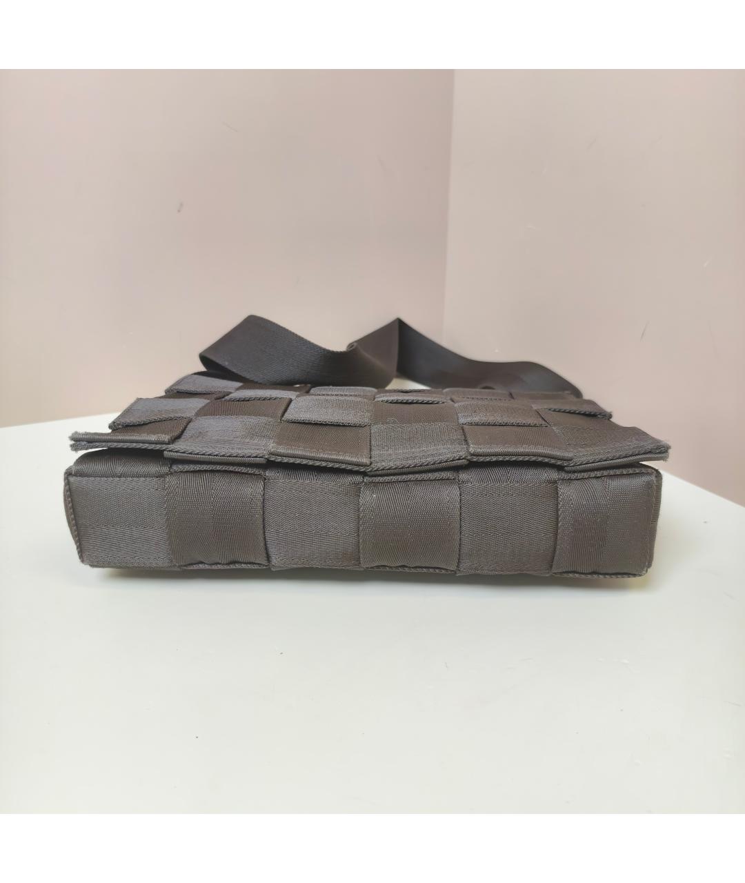BOTTEGA VENETA Коричневая сумка через плечо, фото 5