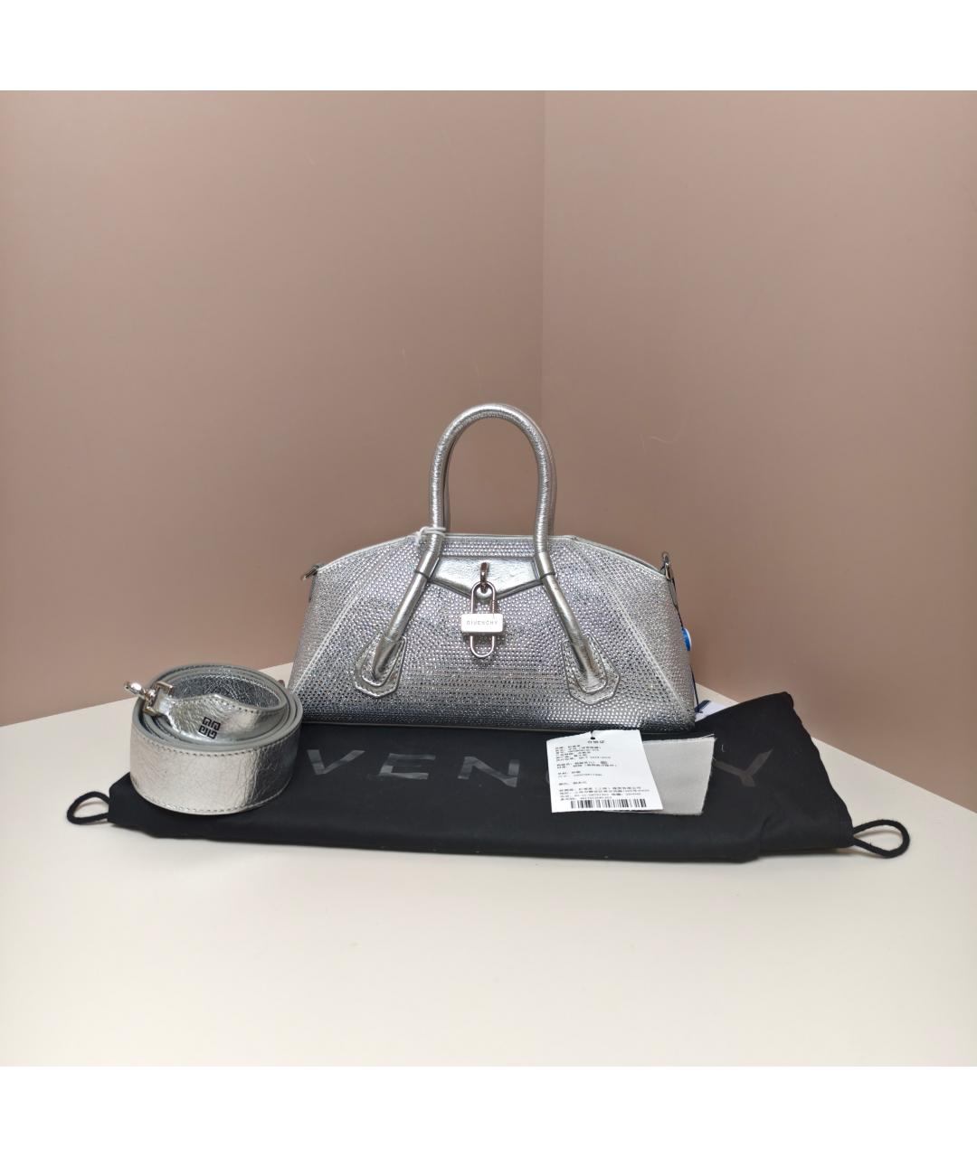 GIVENCHY Серебряная сумка через плечо, фото 8