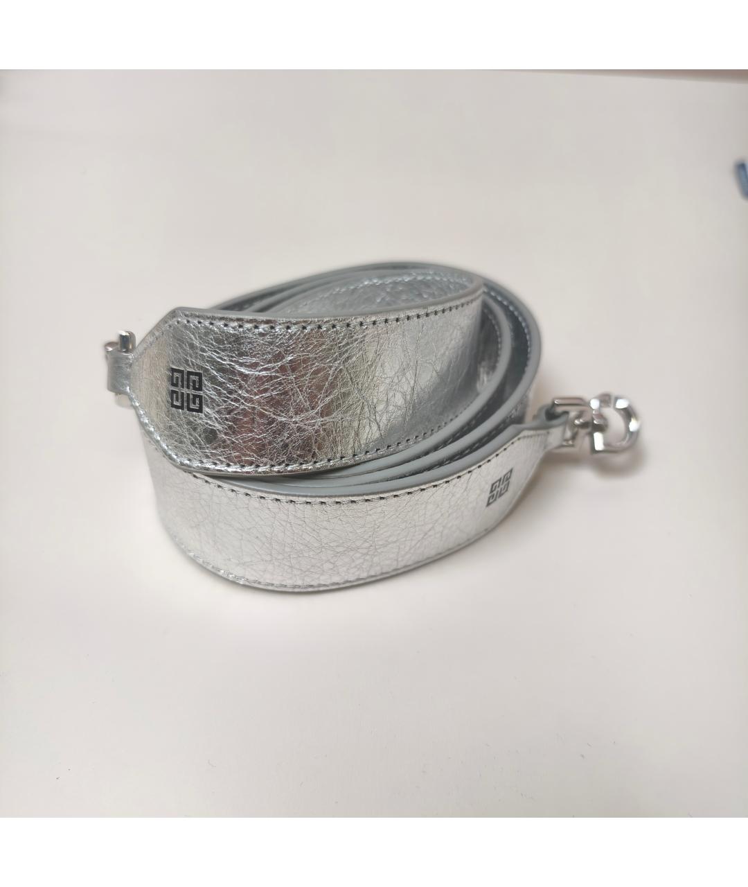 GIVENCHY Серебряная сумка через плечо, фото 4