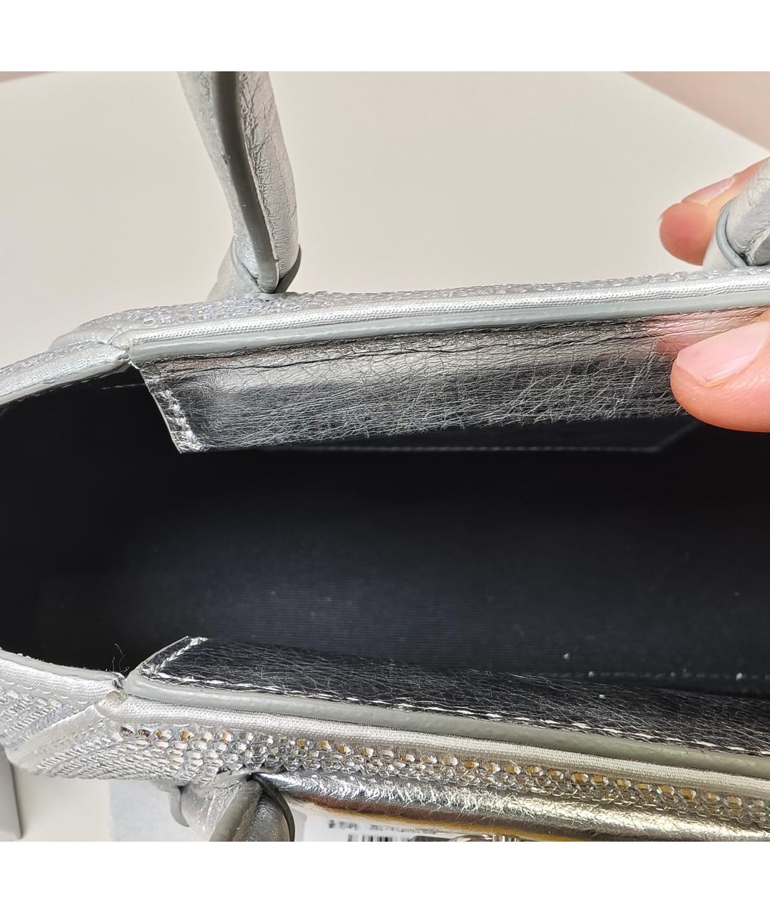 GIVENCHY Серебряная сумка через плечо, фото 5