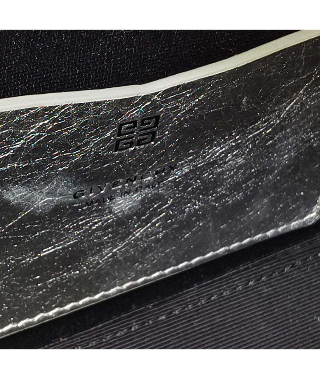 GIVENCHY Серебряная сумка через плечо, фото 6