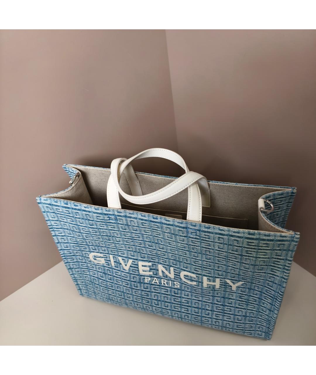 GIVENCHY Голубая сумка через плечо, фото 3