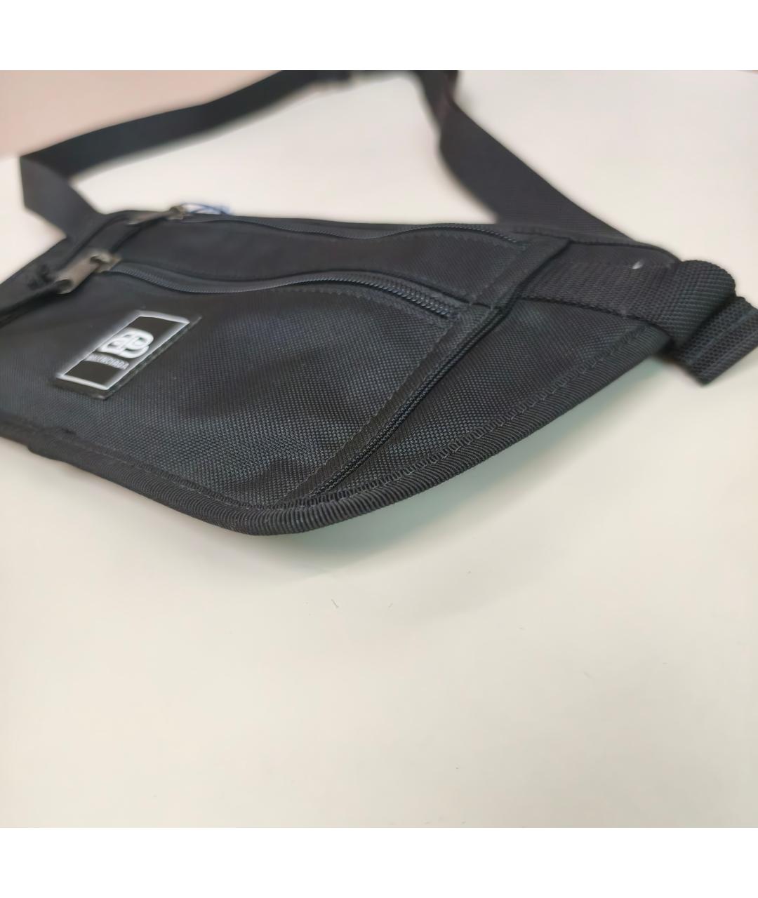 BALENCIAGA Черная поясная сумка, фото 2