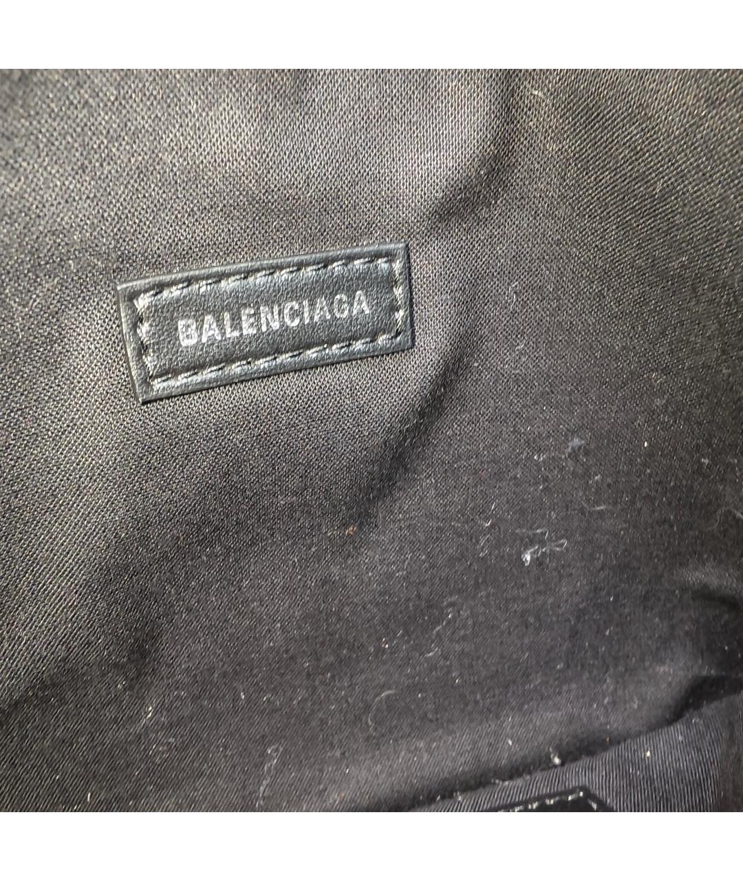 BALENCIAGA Черная поясная сумка, фото 6