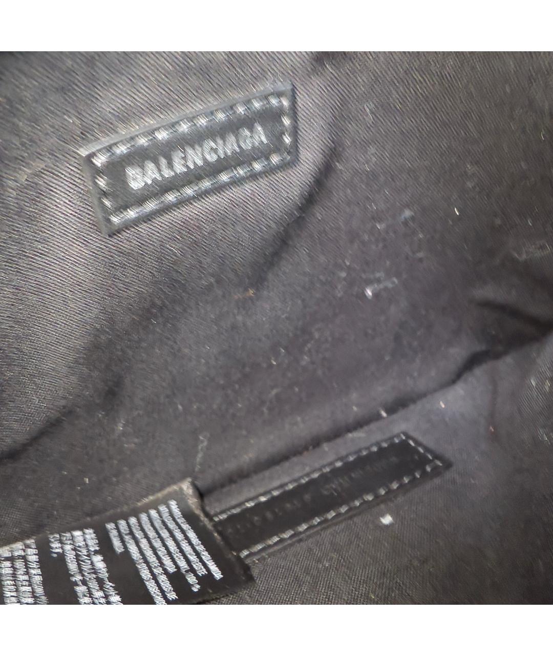 BALENCIAGA Черная поясная сумка, фото 3