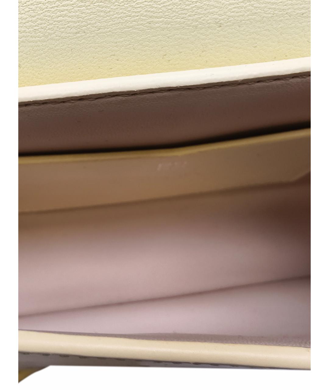 GIVENCHY Желтая кожаная сумка через плечо, фото 9