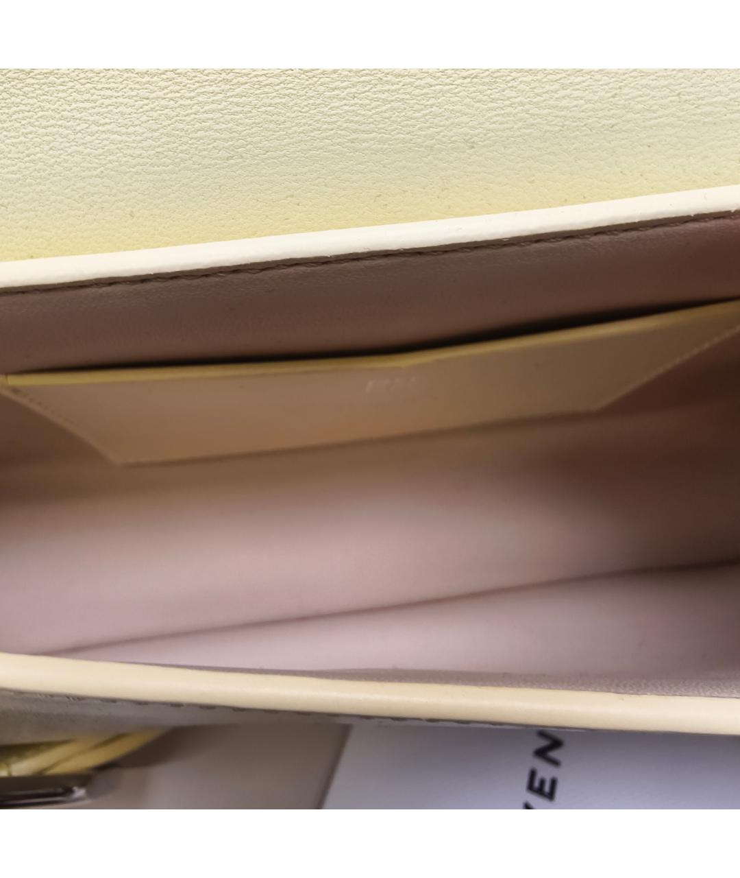 GIVENCHY Желтая кожаная сумка через плечо, фото 5