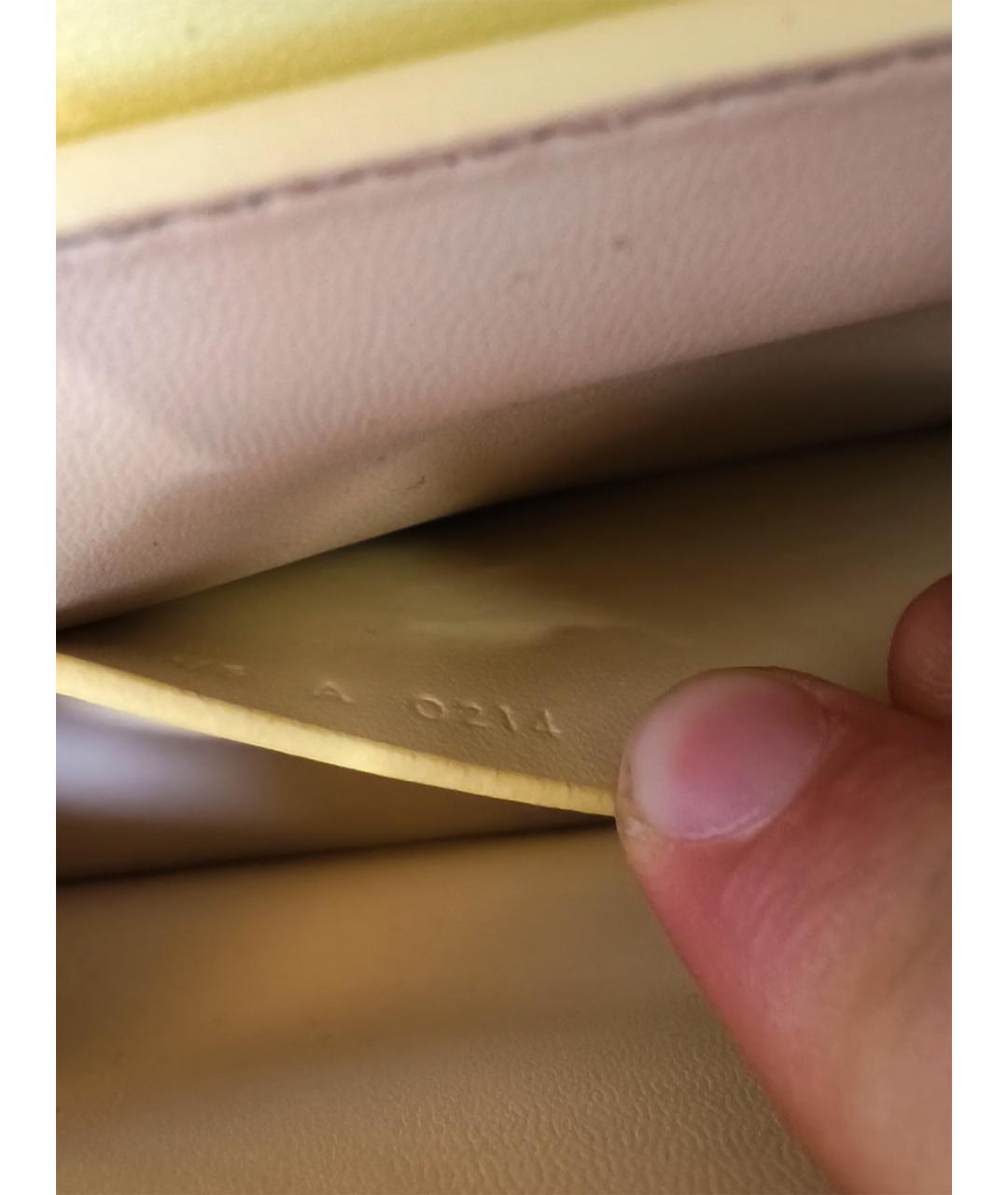 GIVENCHY Желтая кожаная сумка через плечо, фото 8