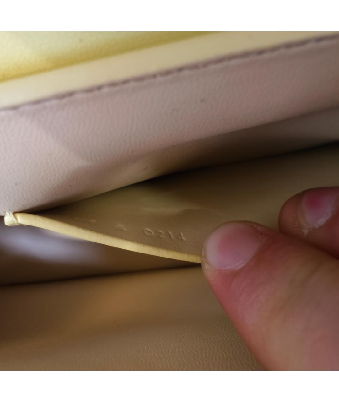 GIVENCHY Желтая кожаная сумка через плечо, фото 6