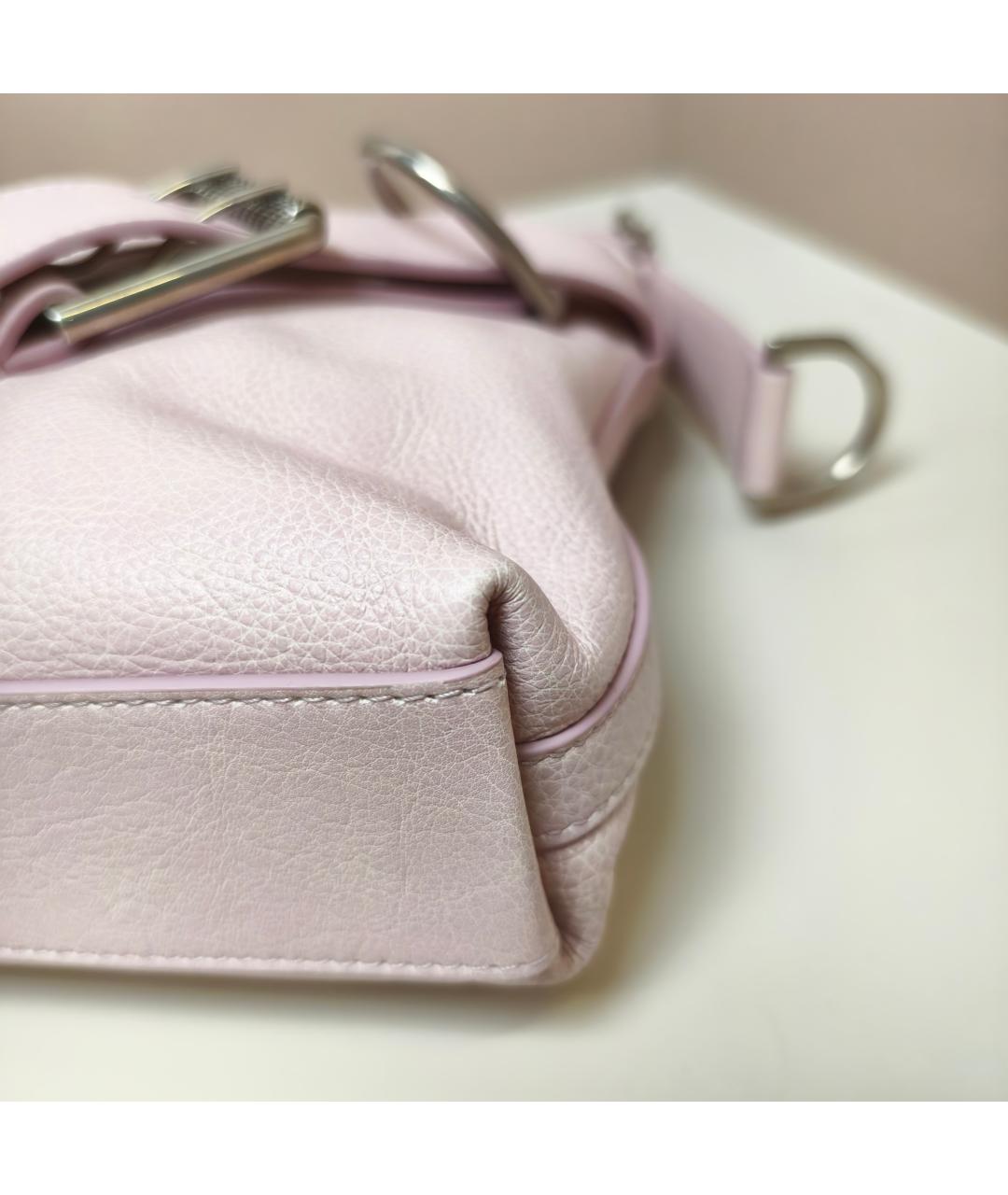 GIVENCHY Розовая кожаная сумка через плечо, фото 8