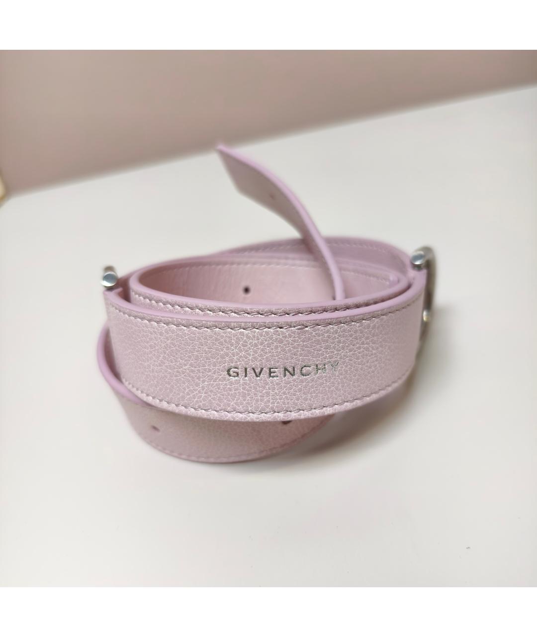 GIVENCHY Розовая кожаная сумка через плечо, фото 5