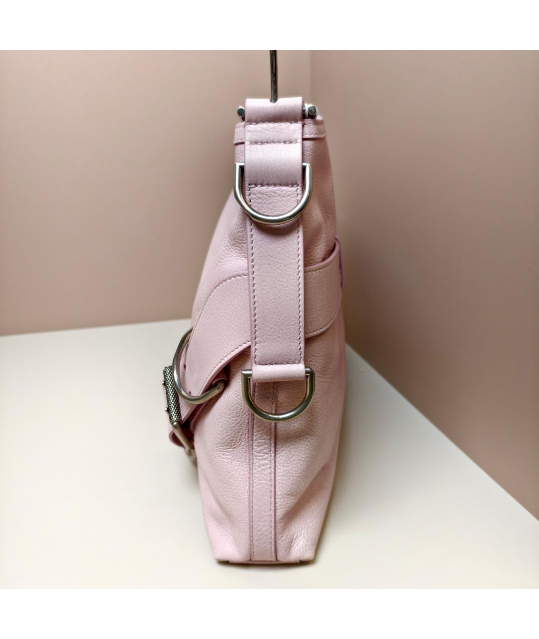 GIVENCHY Розовая кожаная сумка через плечо, фото 6