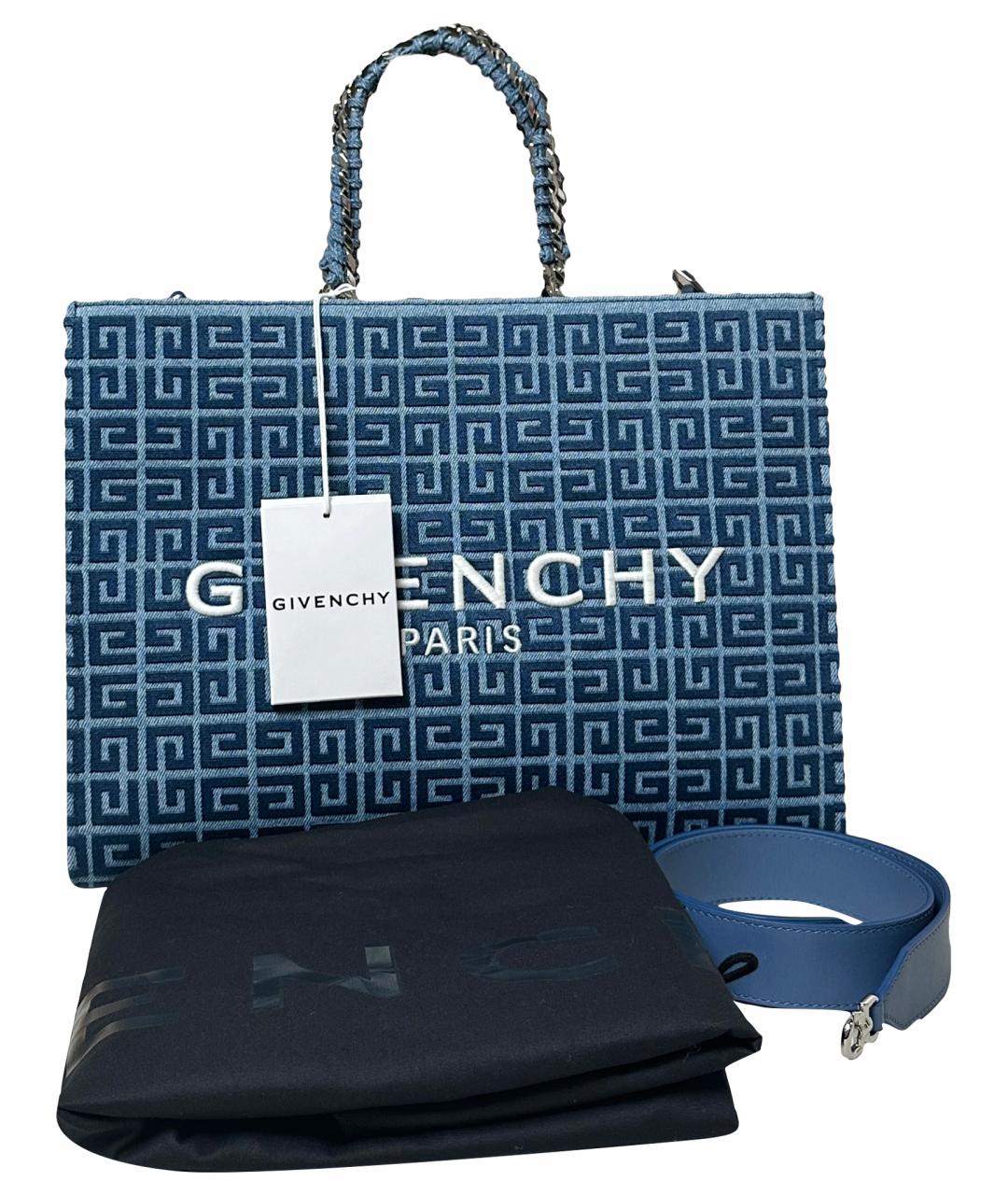 GIVENCHY Синяя сумка через плечо, фото 1