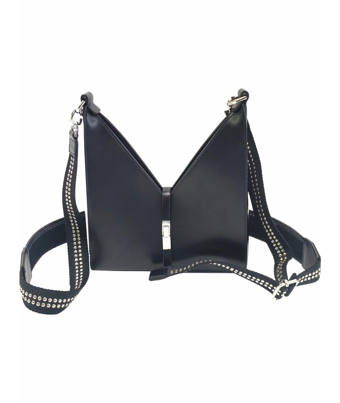 GIVENCHY Черная кожаная сумка через плечо, фото 1