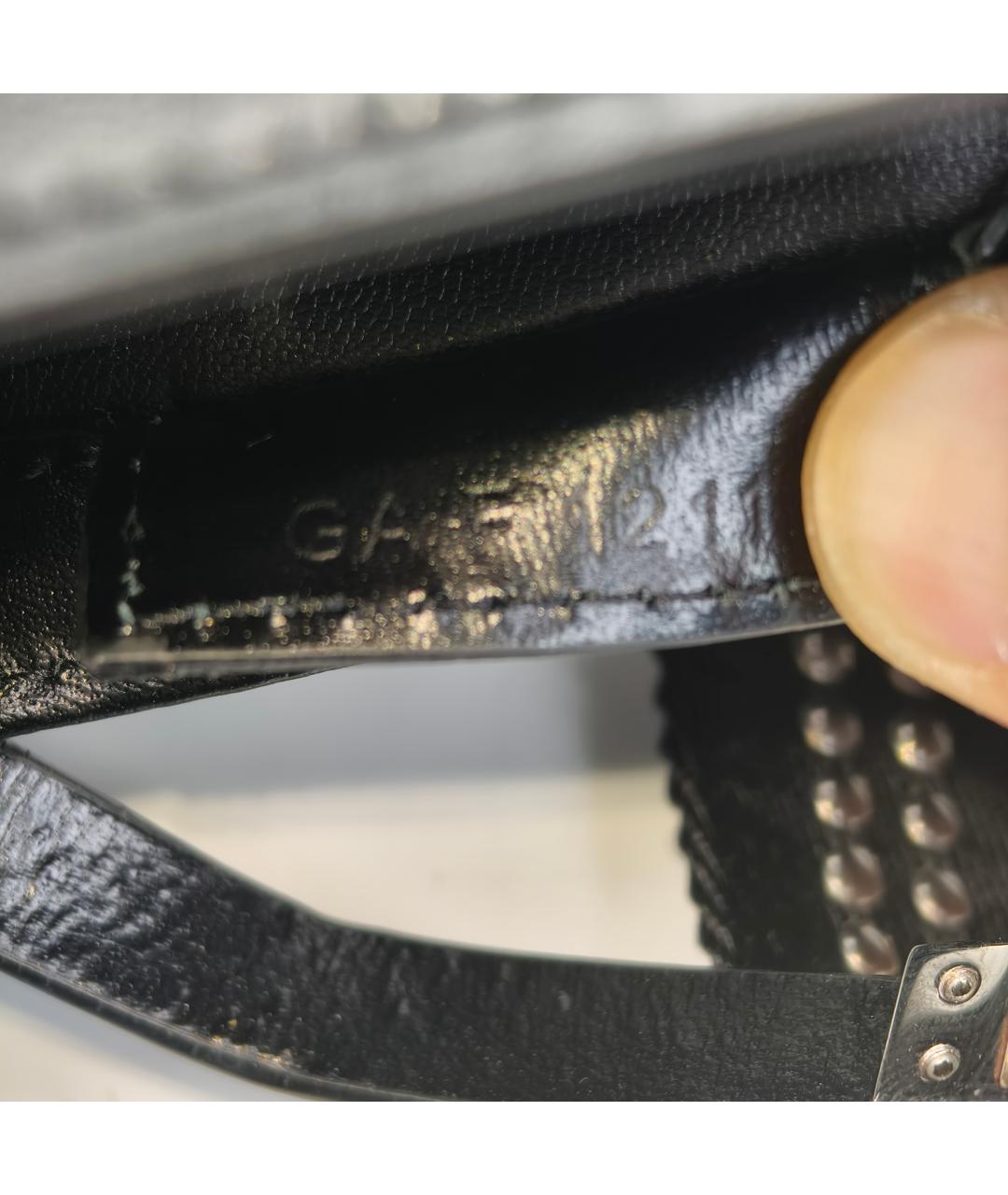 GIVENCHY Черная кожаная сумка через плечо, фото 5