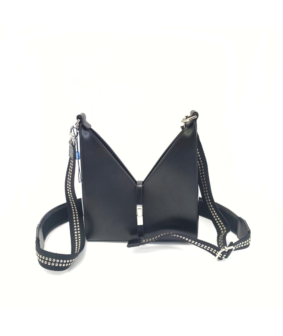 GIVENCHY Черная кожаная сумка через плечо, фото 9