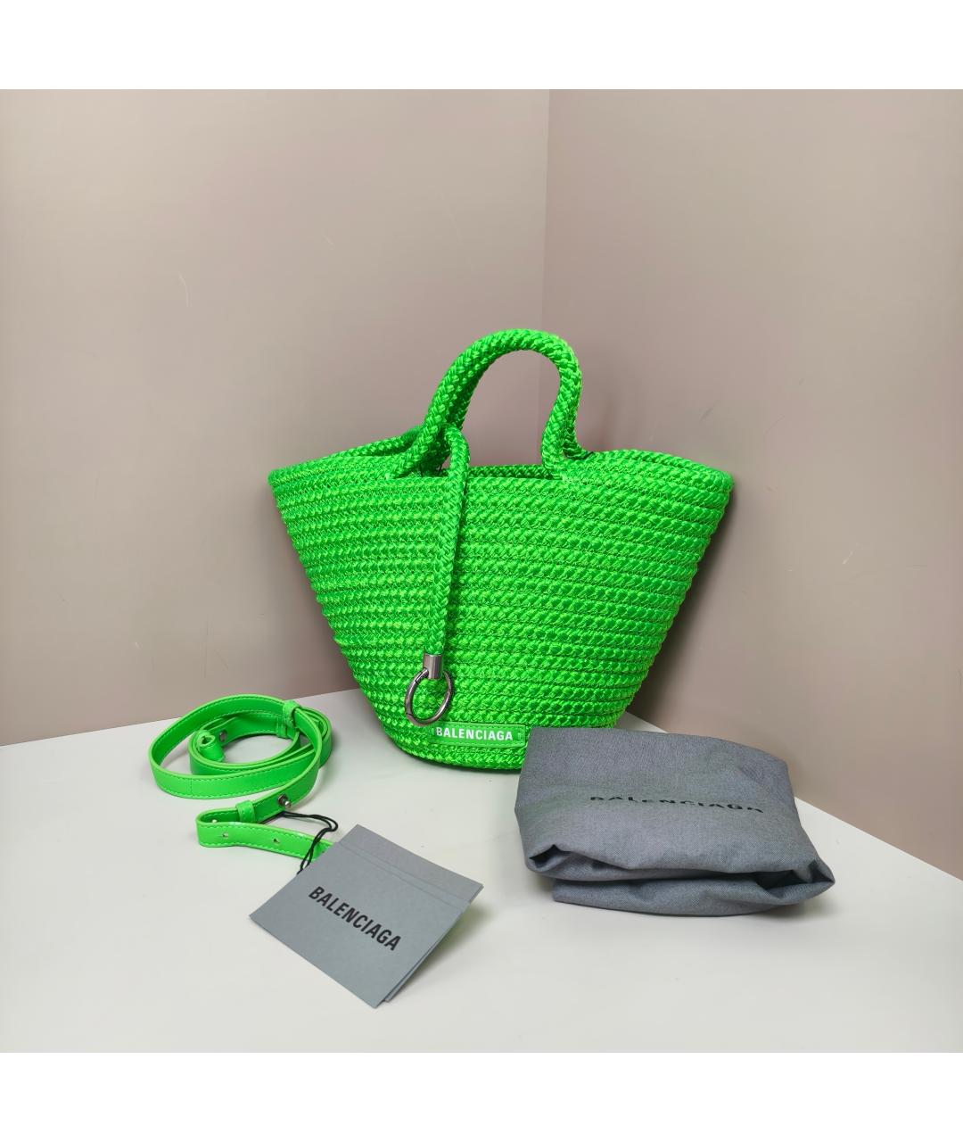 BALENCIAGA Зеленая сумка через плечо, фото 3