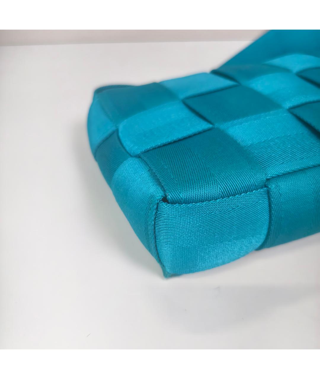 BOTTEGA VENETA Голубая сумка через плечо, фото 8