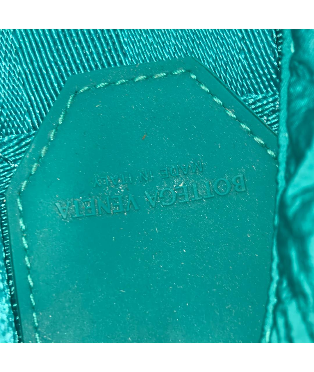 BOTTEGA VENETA Голубая сумка через плечо, фото 6