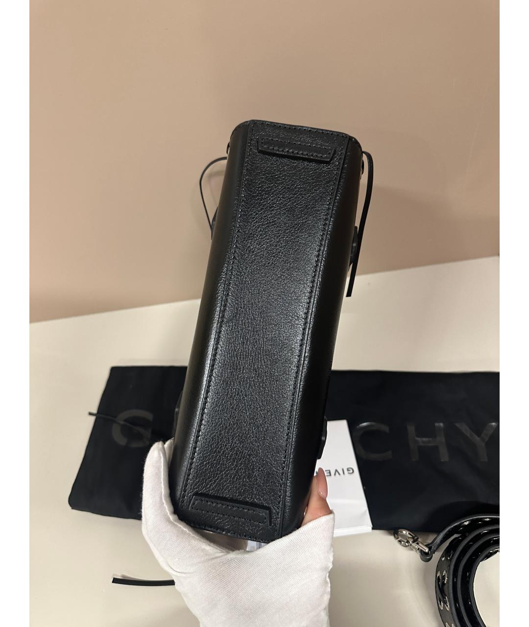 GIVENCHY Черная кожаная сумка через плечо, фото 2