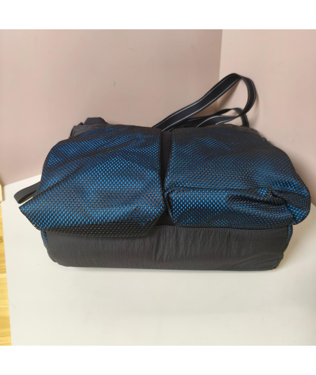 BOTTEGA VENETA Синяя сумка через плечо, фото 5