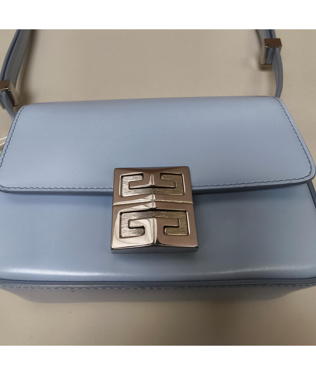 GIVENCHY Голубая кожаная сумка через плечо, фото 8